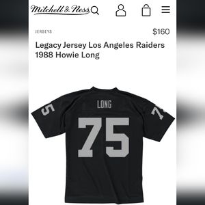 Raiders throwback jersey